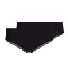 SKINY Cheeky Panty 2-Pack Cotton 081995 7665 Black