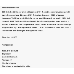 Nørgaard På Strøget 101 Kids Solid Color 7251 Light Pink