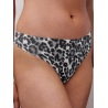 Chantelle SoftStretch String C11D90 Grey Leopard