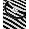 Mads Nørgaard KIDS 5x5 Classic Stripe Dubina Short Dress 205261 Black/Vanilla Ice