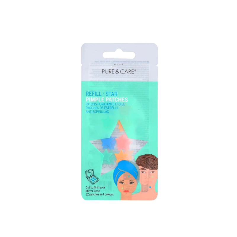 Pure & Care FACE Pimple Patches 32 pcs Refill - Star