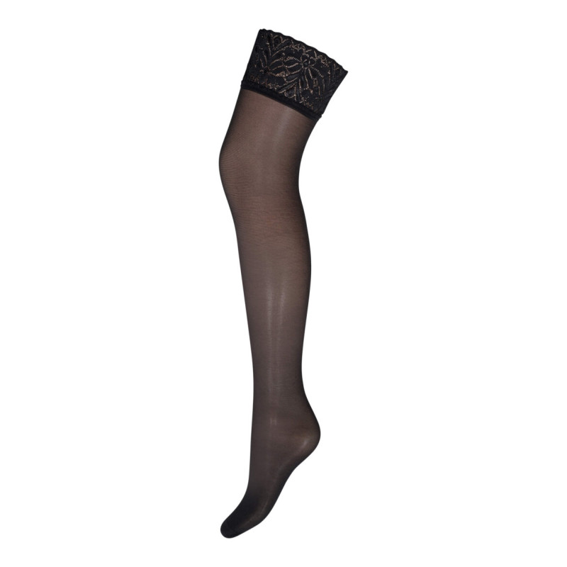 Decoy Stay-Up Silk Look 20den 19672 Black