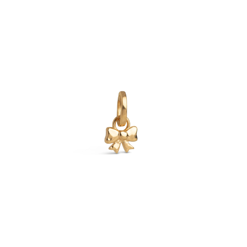 Enamel Charm Baby Bow C036G Gold