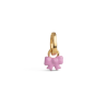 Enamel Charm Baby Bow C036G Pink