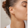 Enamel Hoops Chunky Classic 10mm E249G Gold