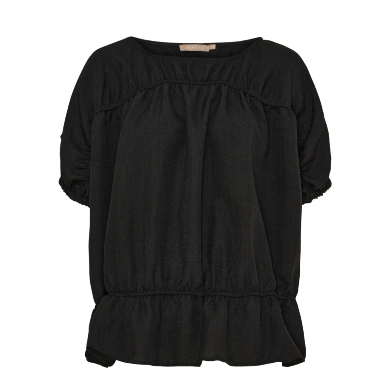 Marta Du Château Saffron Blouse Black