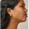 Enamel Mala Studs Large E387GM Gold