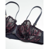 Chantelle Fleurs Signature Full Cup C12Q10 B00 Marine Lurex