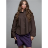 SixtyDays Big Pocket Boyfriend Shirt - Chocolate