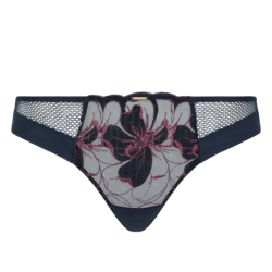 Chantelle Fleurs String C12Q90 B00 Marine Lurex