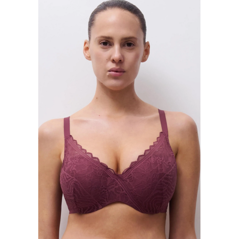 Chantelle EasyFeel Floral Touch T-shirt Bra C94260 0K7 Sienna