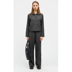 Mads Nørgaard Melange Harly Pants 205150  8129 Dark Grey Melange