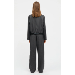 Mads Nørgaard Melange Harly Pants 205150  8129 Dark Grey Melange
