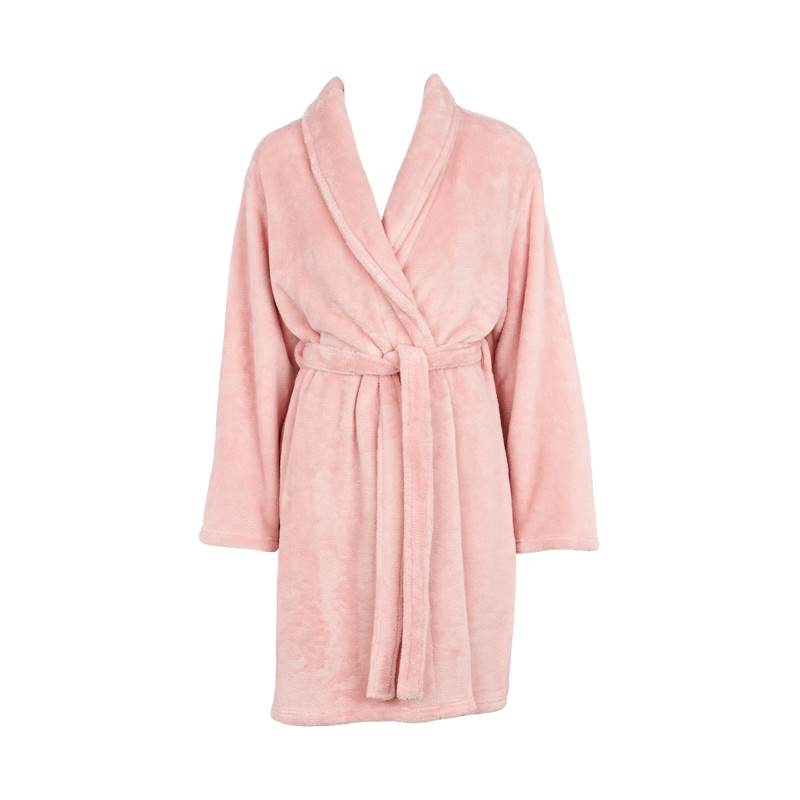 Missya Cornflocker Fleece Robe Short 12969 Pink Mist