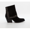 Duffy Short Boots  w. Studs 94-26932 Black