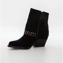 Duffy Short Boots  w. Studs 94-26932 Black