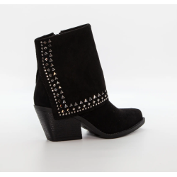 Duffy Short Boots  w. Studs 94-26932 Black