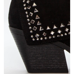 Duffy Short Boots  w. Studs 94-26932 Black