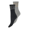 HYPEtheDETAIL Tennis Sock 2-Pack 3-21491 9011 Dark Grey/Light Grey