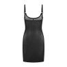 Bye Bra Powermesh Open Bust Dress PWMOBD Black