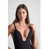 BYE BRA Sculpting Bodysuit Thong - Wire Free Black