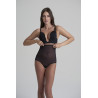 BYE BRA Forming Tulle High Waist Brief Black
