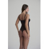 BYE BRA Forming Tulle WYOB Bodysuit Black
