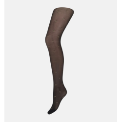 Decoy Tights Gold Hearts 30den 161351102 Black w. Gold