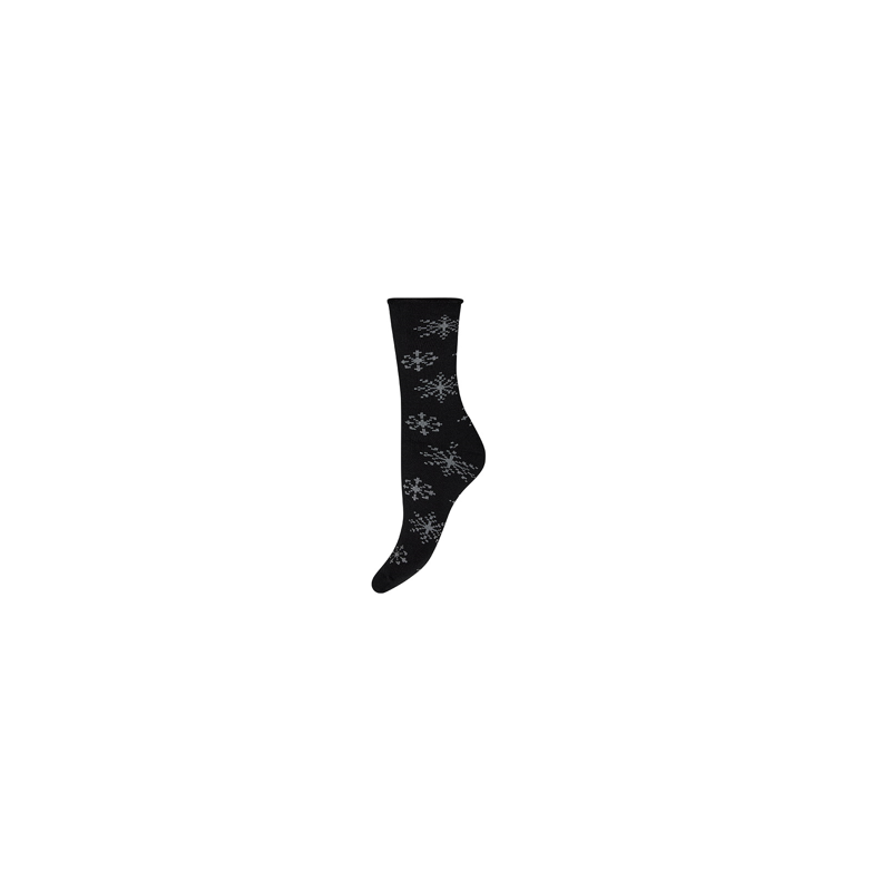 DECOY Cosy X-MAS Socks 21510 1100 Black w. Silver
