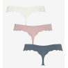 Missya Seamless String 3-Pack 13524  Grisaille Grey