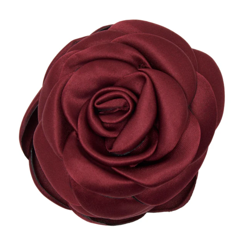 Pico Small Satin Rose Claw CL46 Dark Plum