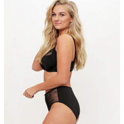 LingaDore Daily High Waist Brief 1400B-1 331 Black/Nude