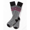 trofe´ Wool Sock 03456 1220 Black/Grey/Pink