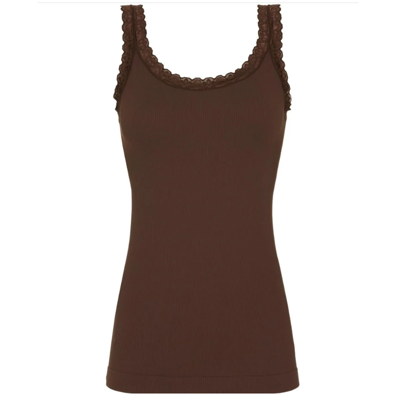 Tim & Simonsen Frida Rib Top 217 Choccolato
