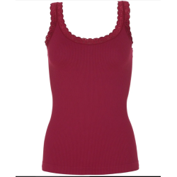Tim & Simonsen Frida Rib Top 217 Bordeaux