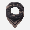 HYPEtheDETAIL Logo Triangle Scarf Dark Brown