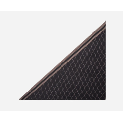HYPEtheDETAIL Logo Triangle Scarf Dark Brown