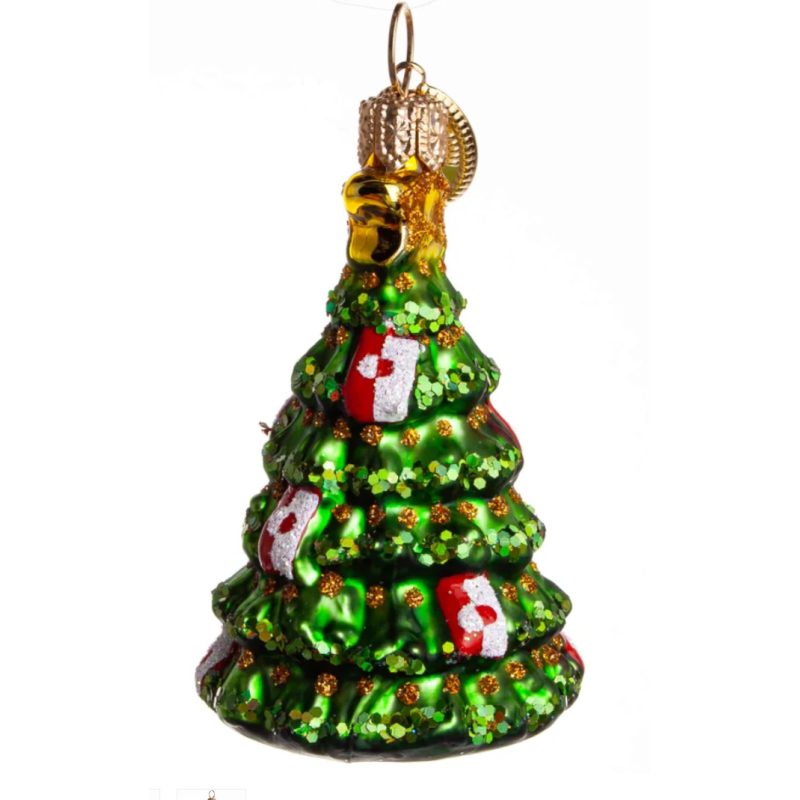 BRINK NORDIC Julekugle - Juletræ 6cm m. Grønlandsk Flag