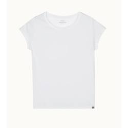 Mads Nørgaard Fine Jersey Teasy Tee White