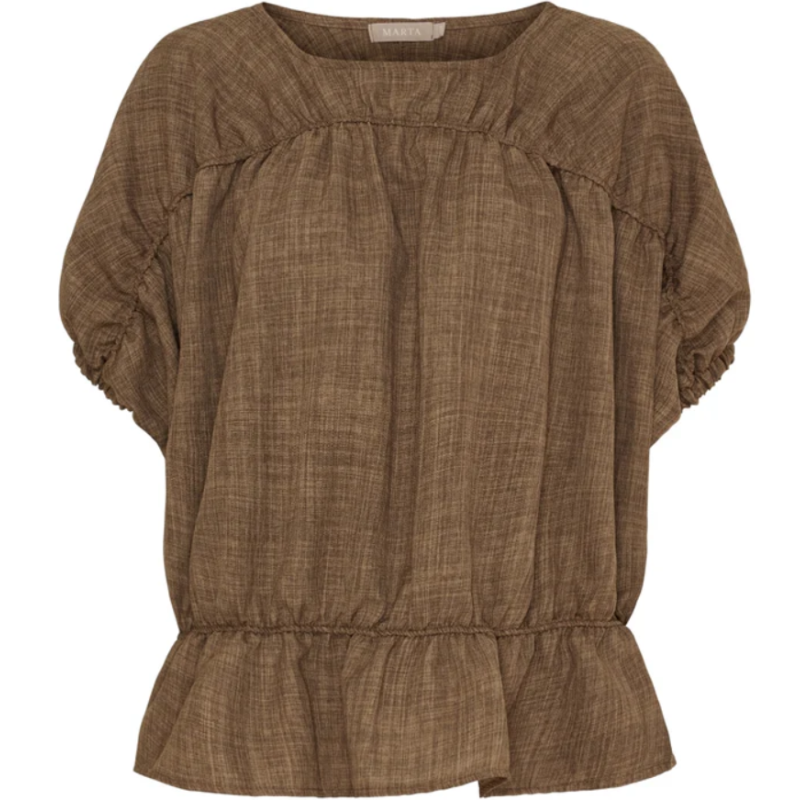 Marta Du Château Saffron Blouse Brown