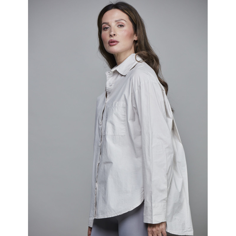 Sixtydays Boyfriend Short Shirt - Beige