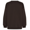 Marta Du Château Hibiscus Sweatshirt Brown w. Pink