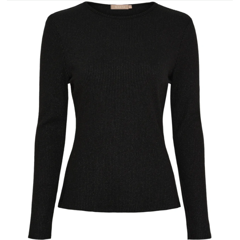 Marta Du Château Lunara LS. Blouse Black