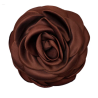 Pico Small Satin Rose Claw CL46 Chocolate
