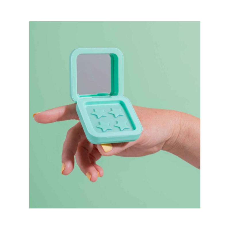 Pure & Care Pimple Patches 32Pcs. - Star (Green Mix)