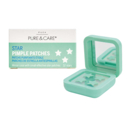 Pure & Care Pimple Patches 32Pcs. - Star (Green Mix)
