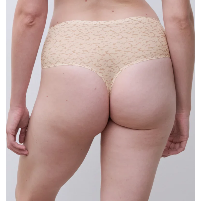 Chantelle SoftStretch Highwaiste String C11DA0 A88 Nude Flower