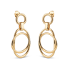 Enamel Carina Earrings E428G Gold Plated