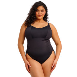 Elomi Plain Sailing Swimsuit Non Wired Black