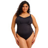 Elomi Plain Sailing Swimsuit Non Wired Black